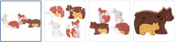 Chad Valley Woodland Character Shaped Puzzles Images