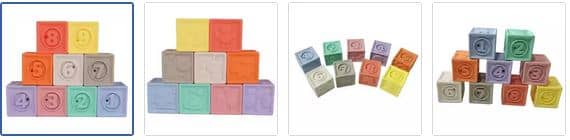 Chad Valley Sensory Stacking Cubes 9 Pack Images