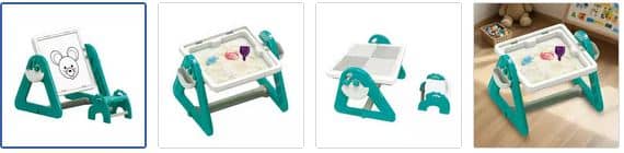 Chad Valley Plastic Easel 4 in 1 Function with Chair Images