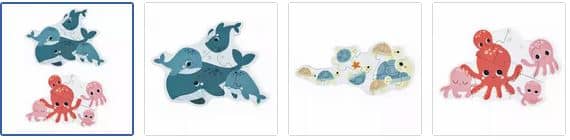 Chad Valley Under The Sea Creature Puzzle Images