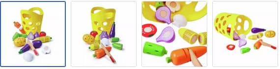 Chad Valley Wooden Veg Set Images