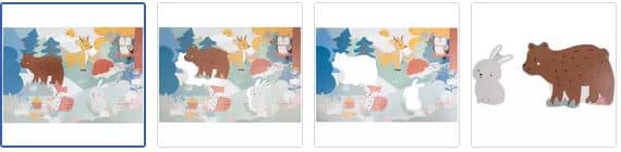 Chad Valley Giant Woodland Floor Puzzle Images