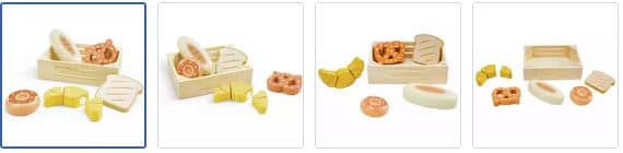Chad Valley Wooden Crates Bread Playset Images