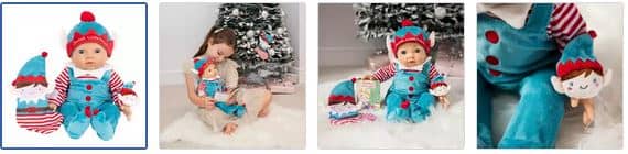 Chad Valley Tiny Treasures Santa's Little Helper Christmas Eve Set Images