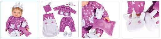 Chad Valley Tiny Treasures Unicorn Sleep Set Images