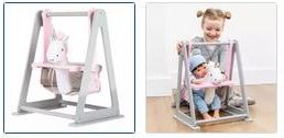 Chad Valley Tiny Treasures Wooden Unicorn Rocker Images