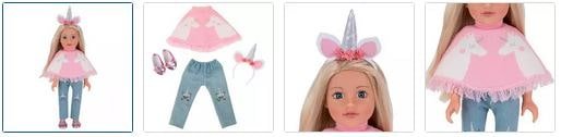Chad Valley Designafriend Unicorn Poncho Outfit Images