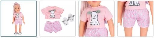 Chad Valley Designafriend Puppy Pyjama Outfit Images