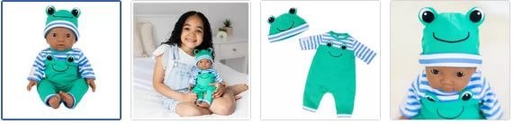 Chad Valley Tiny Treasures My First Hoppy Days Doll Outfit Images