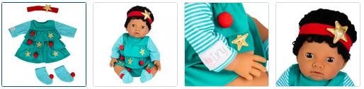 Chad Valley Tiny Treasures Christmas Tree Dress Images