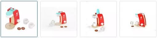 Chad Valley Wooden Toy Coffee Machine Images