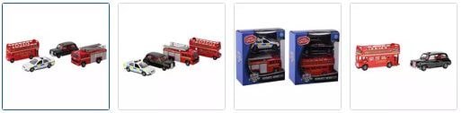 Chad Valley 4 inch Diecast Service Vehicles Set - Assorted Images