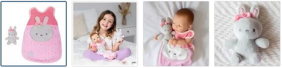Chad Valley Tiny Treasures My First Snuggle Bunny Sleeping Bag Set Images