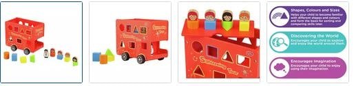 Chad Valley Wooden Bus Images