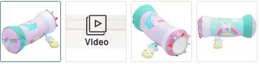 Chad Valley A-Z Candy Animal Tummy Time Roller Images