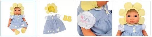 Chad Valley Tiny Treasures Duckling Dress Outfit Images