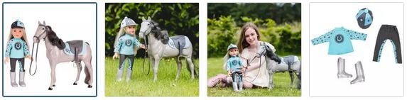 Chad Valley DesignaFriend Dolls Horse and Riding Set Images