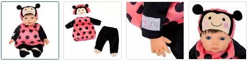 Chad Valley Tiny Treasures Ladybug Outfit Images
