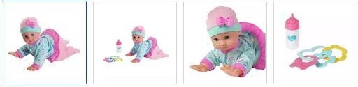 Chad Valley Babies to Love Crawling Baby Doll (2021 Version) Images