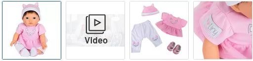 Chad Valley Tiny Treasures Cat Outfit (2021 Version) Images