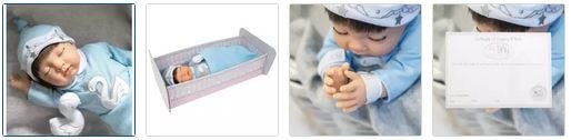 Chad Valley Tiny Treasures Doll with Blue Outfit (2021 Version) Images
