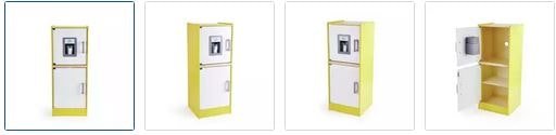 Chad Valley Wooden Modular Kitchen Fridge Freezer Images