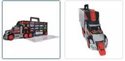 Chad Valley Auto City Truck Carry Case and 10 Cars Images