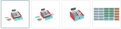 Chad Valley Wooden Cash Register Images