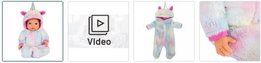 Chad Valley Tiny Treasures Unicorn All-In-One (2021 Version) Images