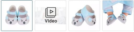 Chad Valley Tiny Treasures Koala Shoes Accessory Images
