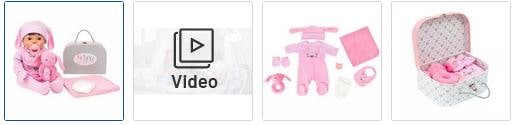 Chad Valley Tiny Treasures Pink Layette Set Images