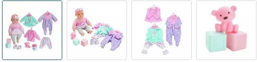 Chad Valley Babies to Love Doll and Fashion Wardrobe Images