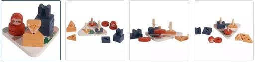 Chad Valley Wooden Animal Stacker Images