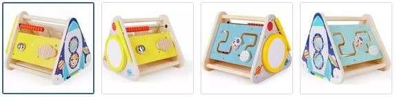 Chad Valley Triangle Activity Cube Images