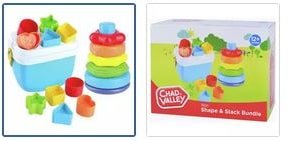 Chad Valley 19 Pieces Shape And Stack Bundle Images