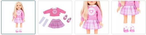 Chad Valley DesignaFriend Preppy Chic Dolls Outfit Images