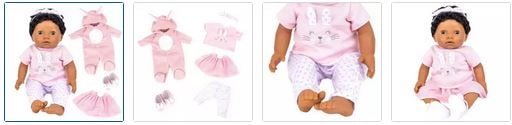 Chad Valley Tiny Treasures Bunny Bumper Set Images