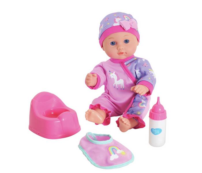 Chad valley babies to love doll and interactive potty set online