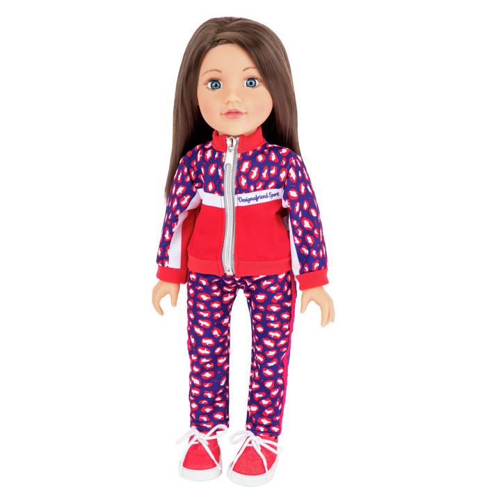 Chad Valley DesignaFriend Leopard GB Tracksuit Outfit