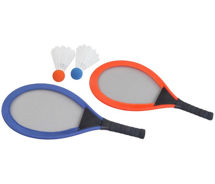 Chad Valley Racket, Tennis Ball and Badminton Set Sports Outside