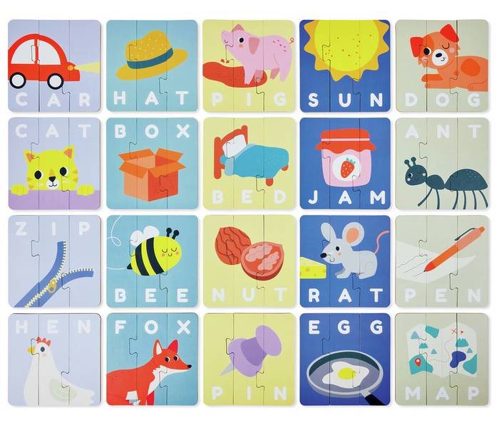 Chad Valley 3 Letter Words Educational Puzzle