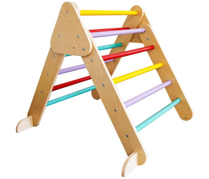 Chad Valley Soft Play Wooden Climbing Triangle
