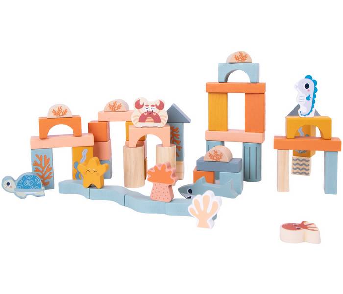 Chad Valley Under The Sea Building Blocks Set