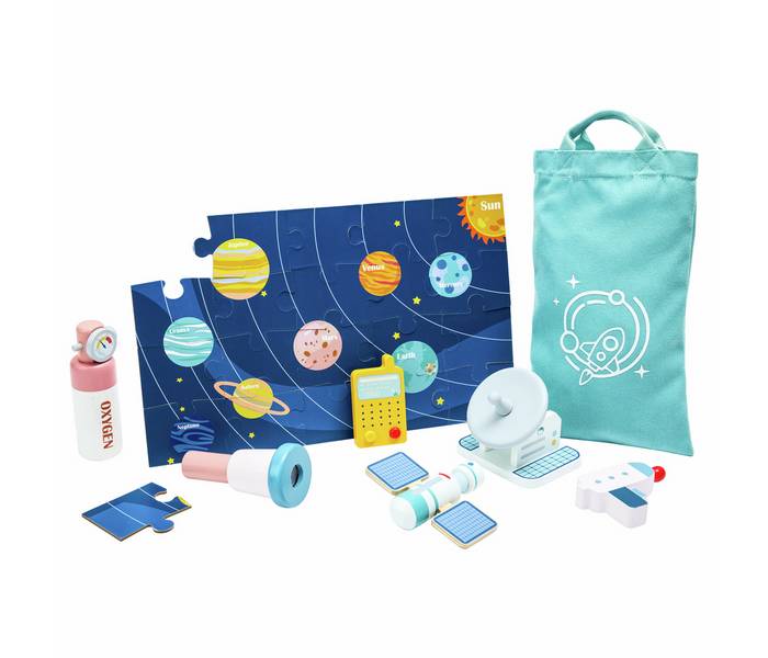 Chad Valley Wooden Astronaut Set