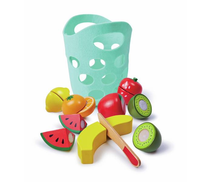 Chad Valley Wooden Fruit Set (2025 Version)