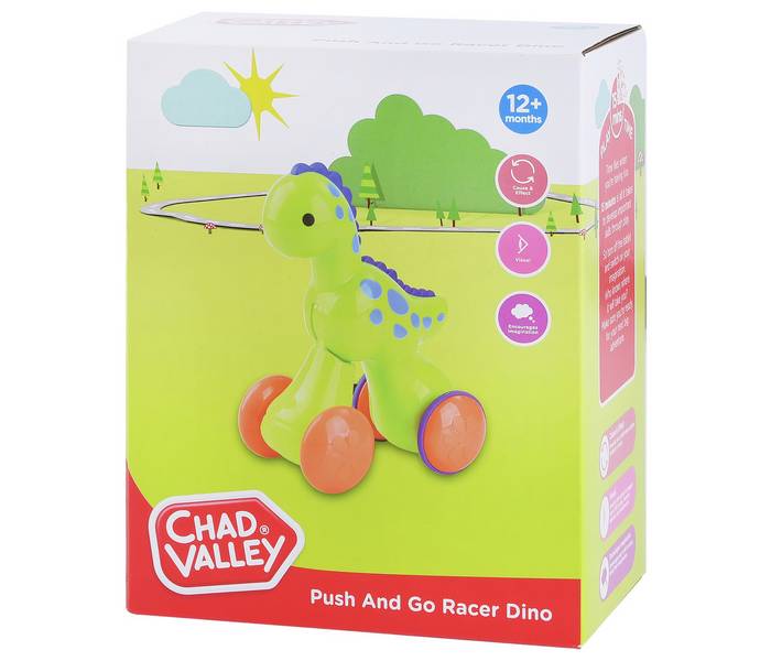 Chad Valley Push And Go Racer Dino
