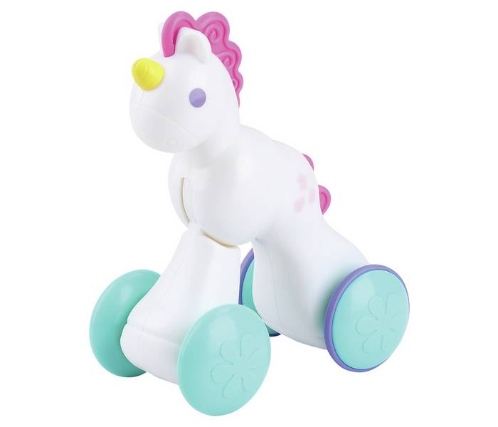 Chad Valley Push And Go Racer Unicorn