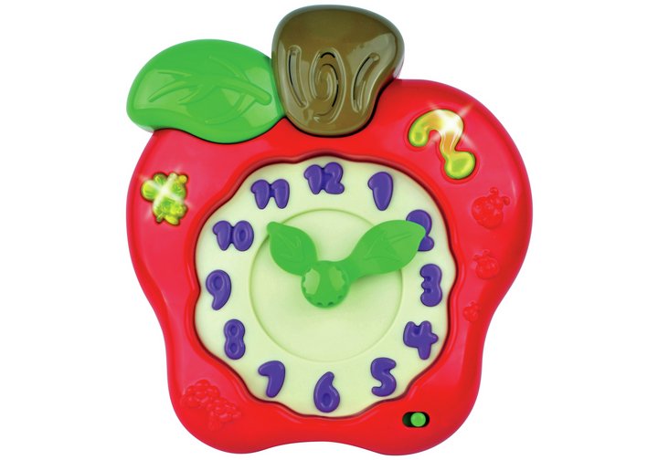 Chad Valley PlaySmart Learn to Tell the Time Apple Clock