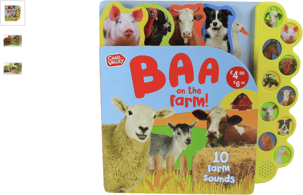 chad valley 10 button sound book baa
