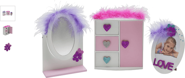 chad valley dressing table set